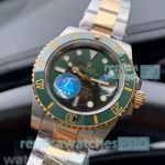 Replica Rolex Submariner Green Dial Watch-2-Tone Gold Watch